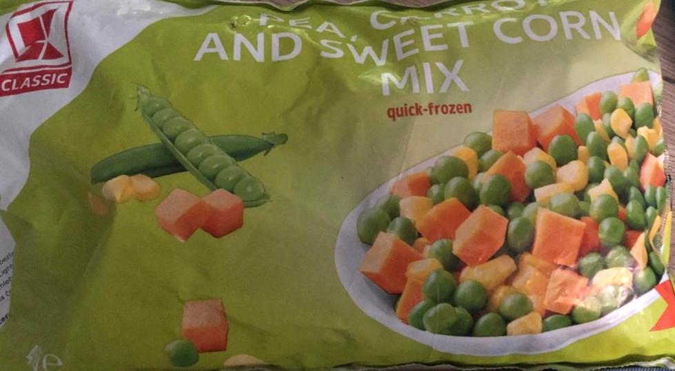 Fotografie - Pea, carrot and sweet corn mix K-Classic