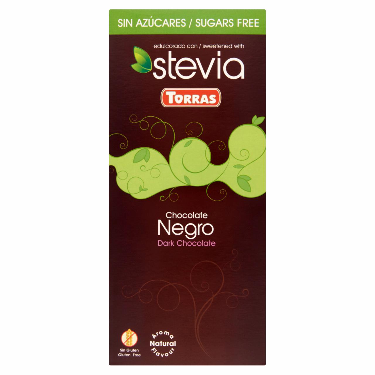 Fotografie - Chocolate Negro stevia 60% cacao