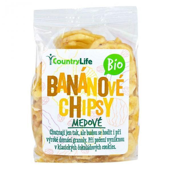 Fotografie - banánové chipsy medové Bio Country Life