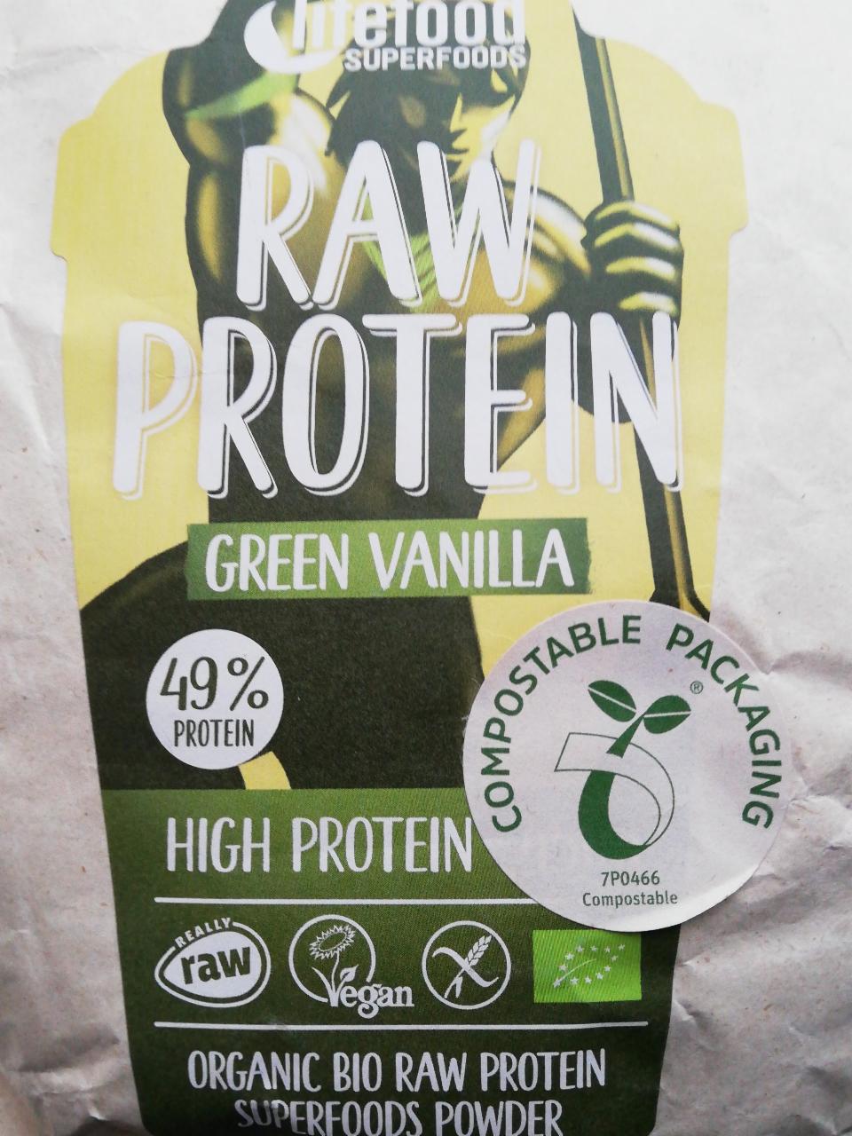 Fotografie - Raw Protein 49% Green Vanilla Lifefood