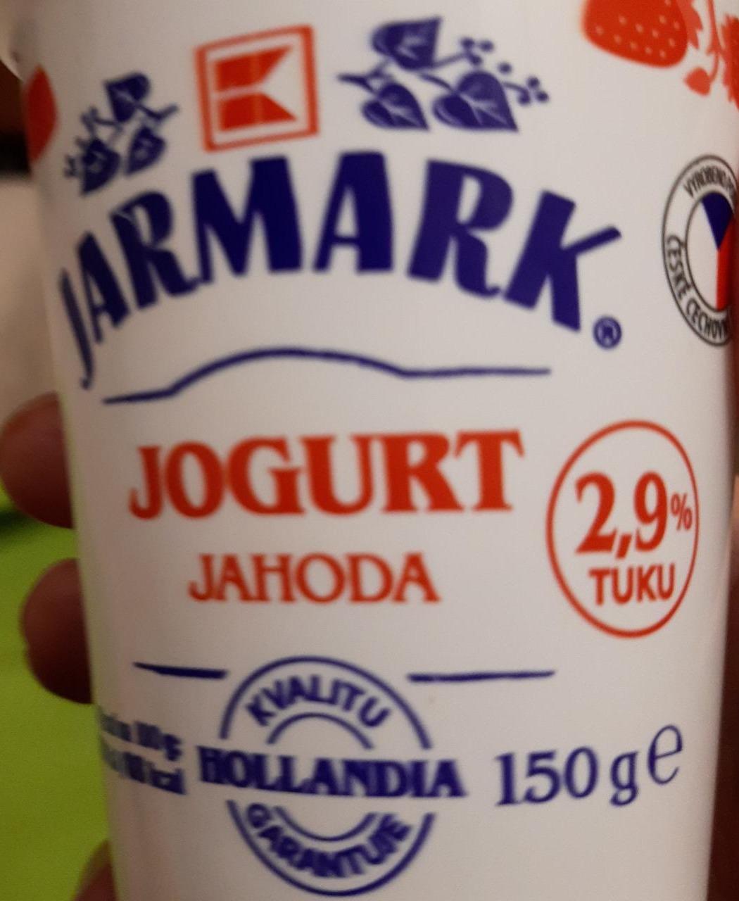 Fotografie - Jogurt jahoda K-Jarmark 2.9% tuku