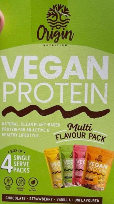 Fotografie - Vegan Protein Strawberry Origin nutrition