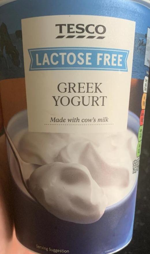 Fotografie - Lactose free Greek Yogurt Tesco