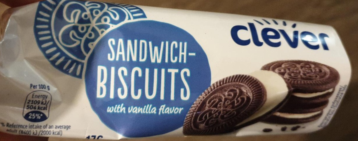 Fotografie - Sandwich biscuits with vanilla flavor Clever