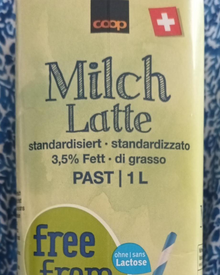 Fotografie - Milch Latte ohne Lactose 3,5% Fett Coop