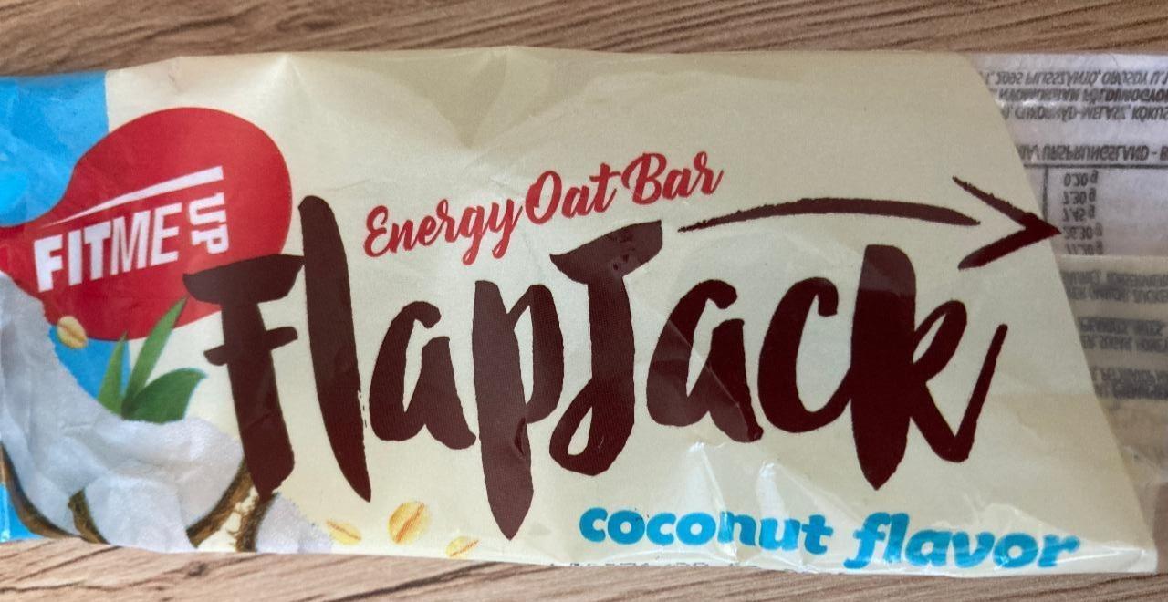 Fotografie - Flapjack energy oat bar coconut flavour FitMe Up