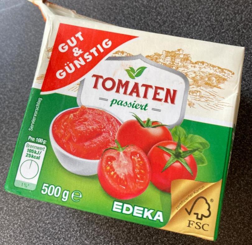 Fotografie - Tomaten passiert Gut & Günstig