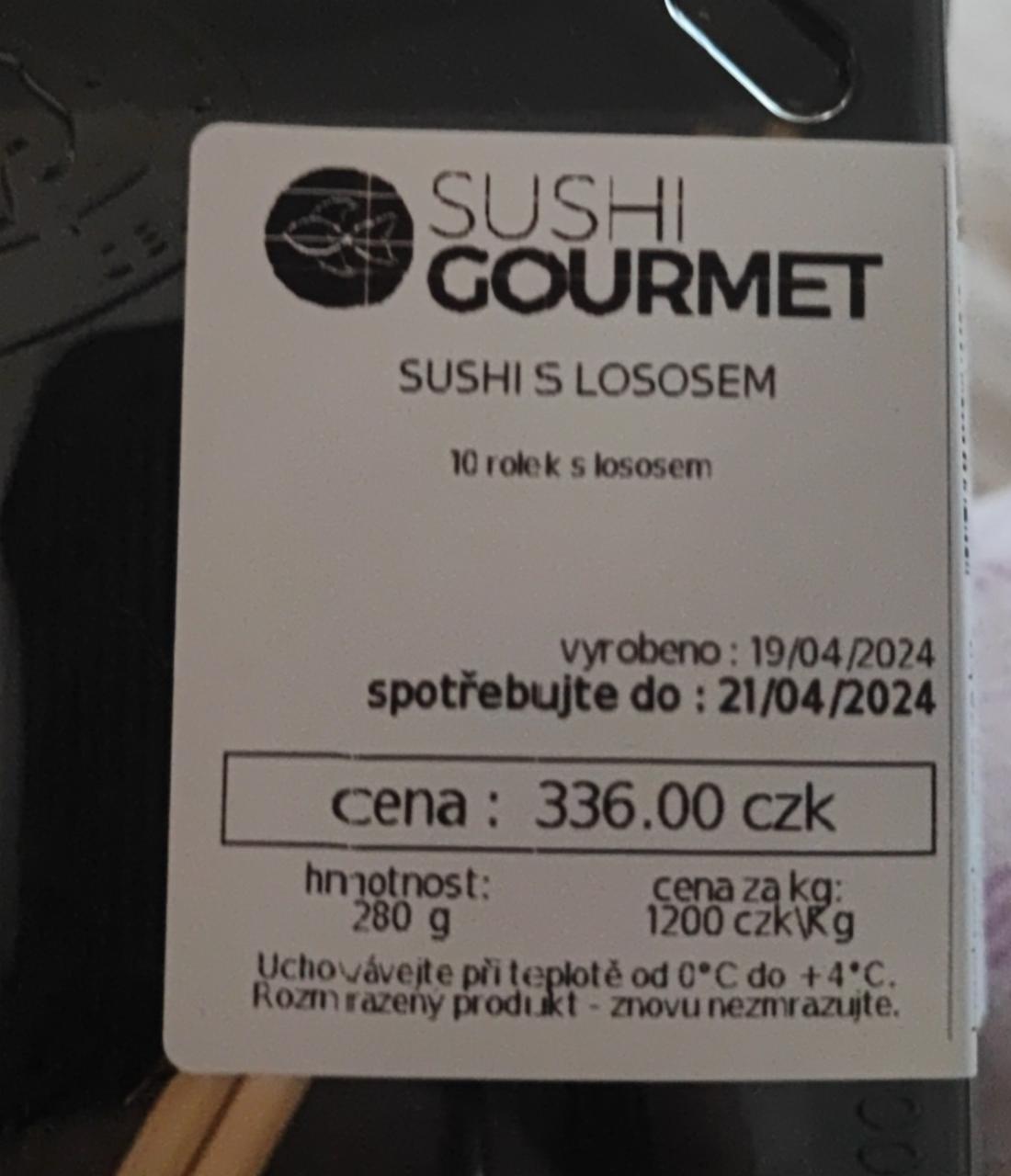 Fotografie - Sushi s lososem Sushi gourmet