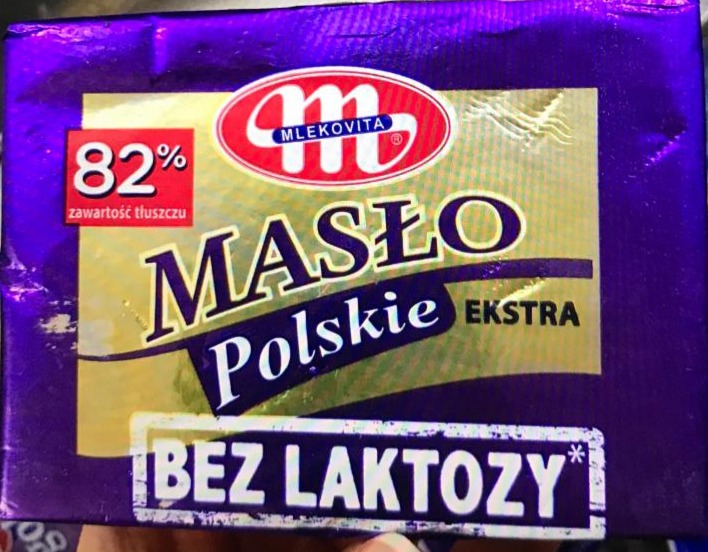 Fotografie - Masło Polskie ekstra bez laktozy Mlekovita