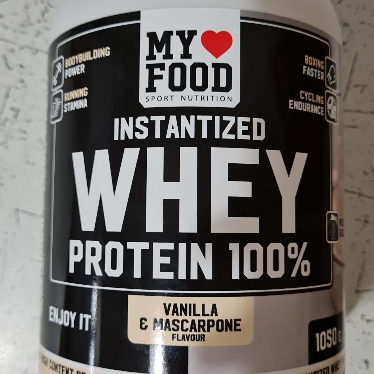 Fotografie - Whey protein my love food vanilka & mascarpone