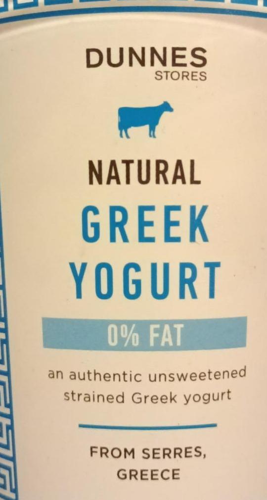 Fotografie - Natural Greek Yogurt Dunnes Stores