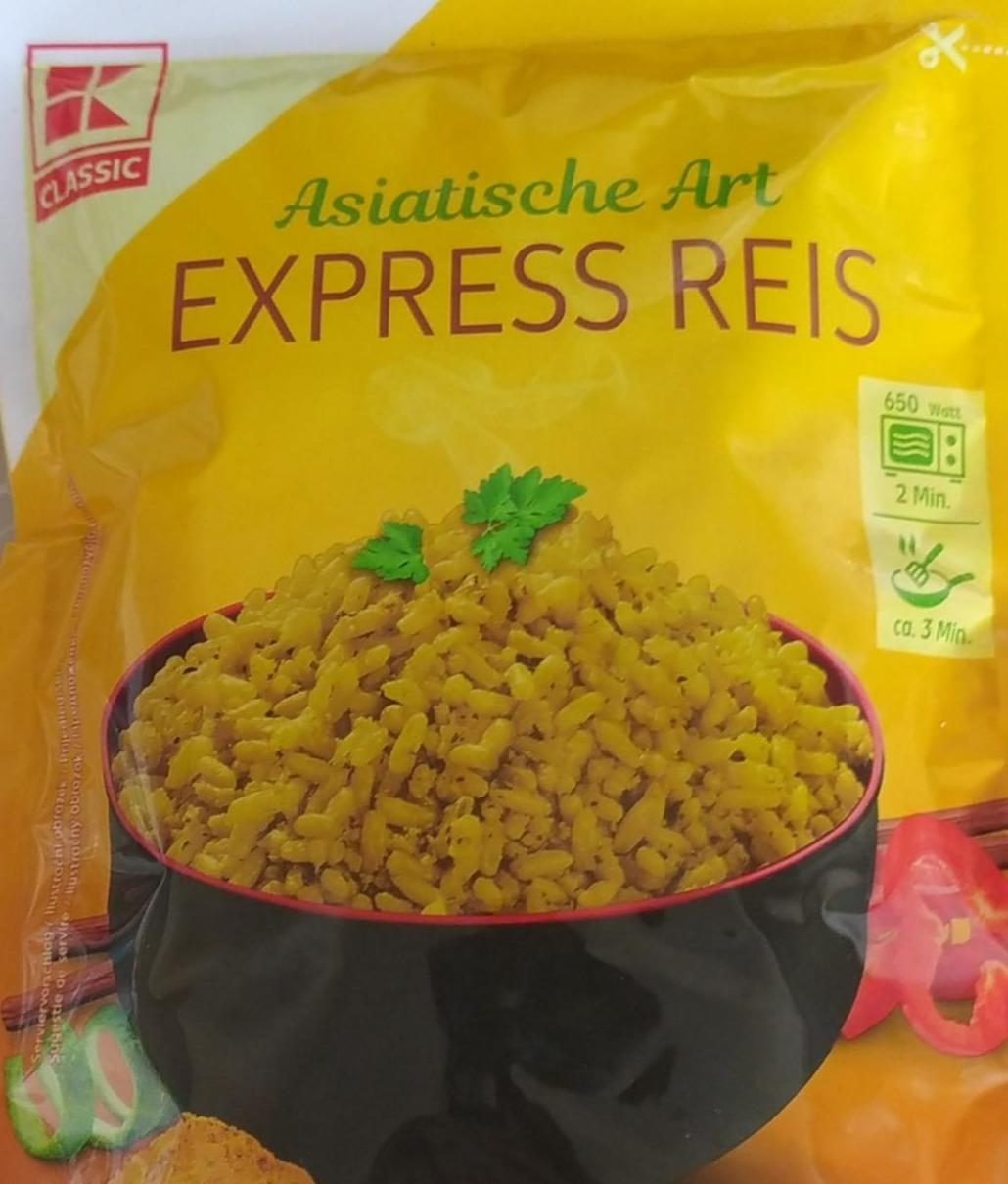 Fotografie - Asiatische Art Express Reis K-Classic