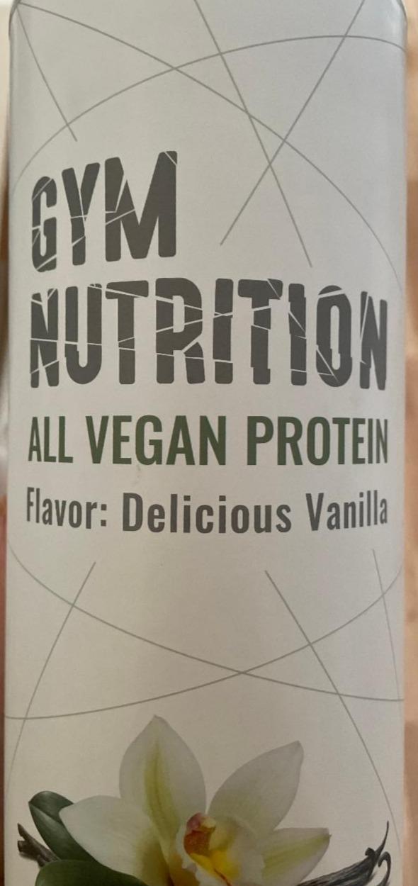 Fotografie - gym nutrition all vegan prot