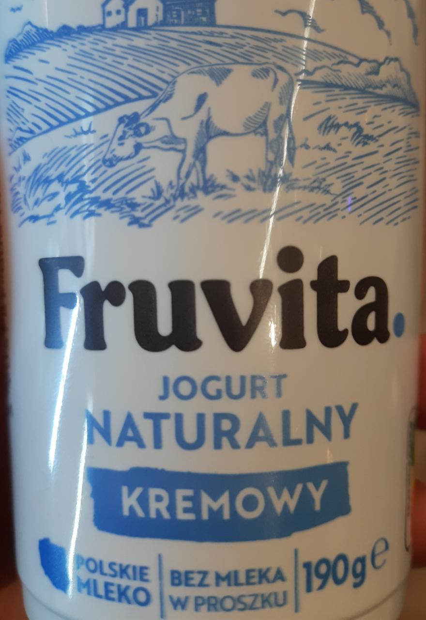 Fotografie - Jogurt naturalny kremowy Fruvita