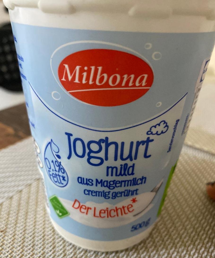 Fotografie - Joghurt mild 0,1% fett Milbona