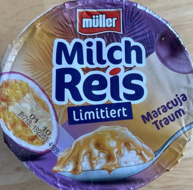 Fotografie - Milch Reis Limitiert Maracuja Traum Müller
