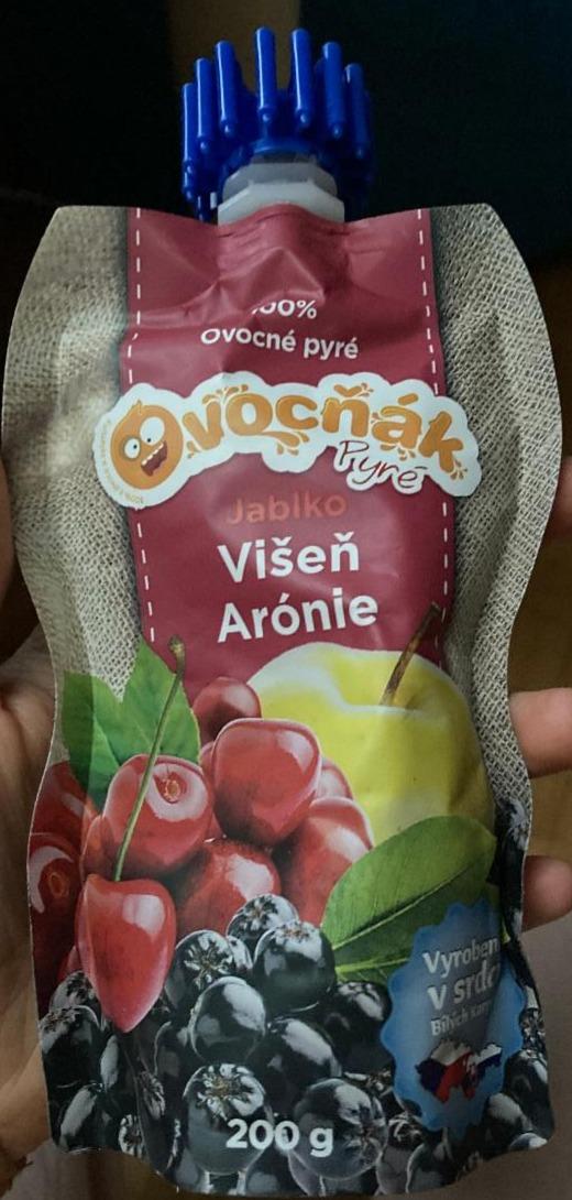 Fotografie - 100% ovocné pyré jablko-višeň-arónie Ovocňák