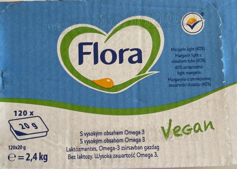 Fotografie - Flora vegan s vysokým obsahem Omega 3