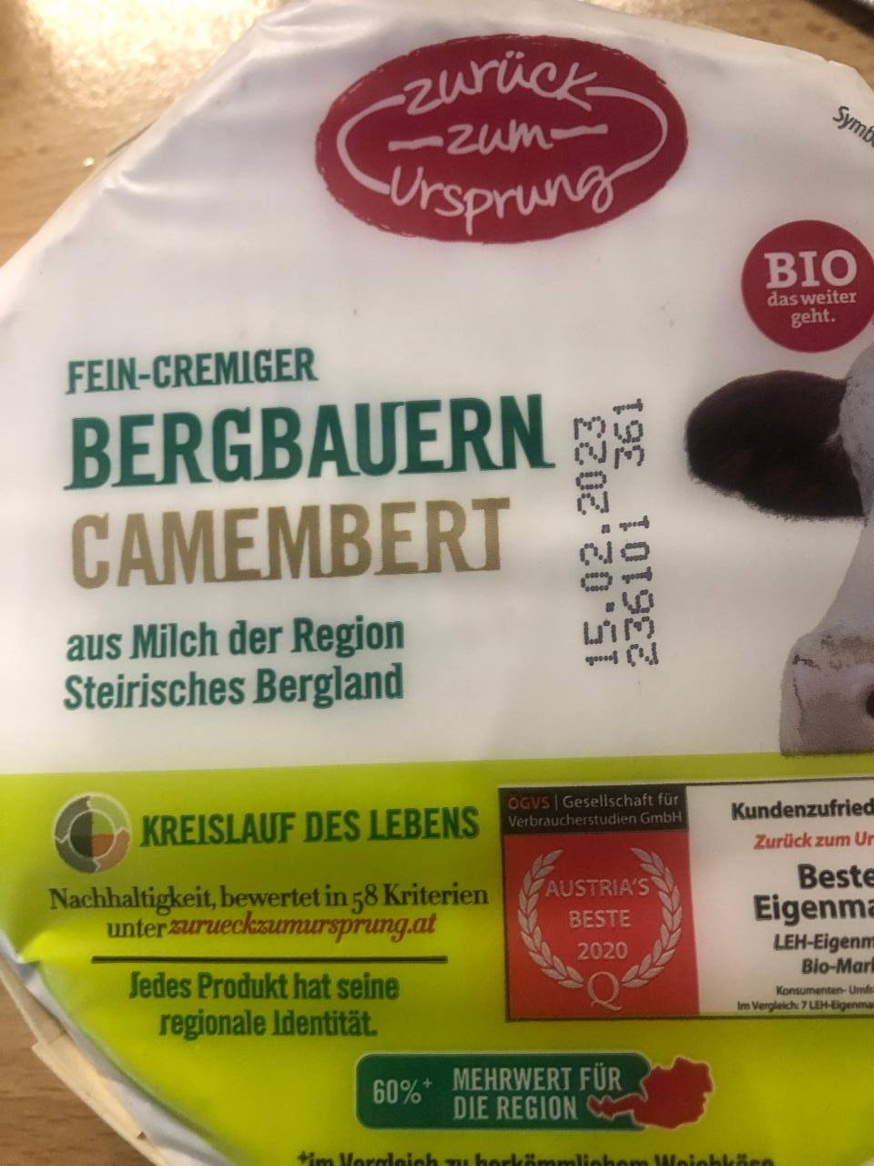 Fotografie - Bergbauern Camembert Zurück zum Ursprung