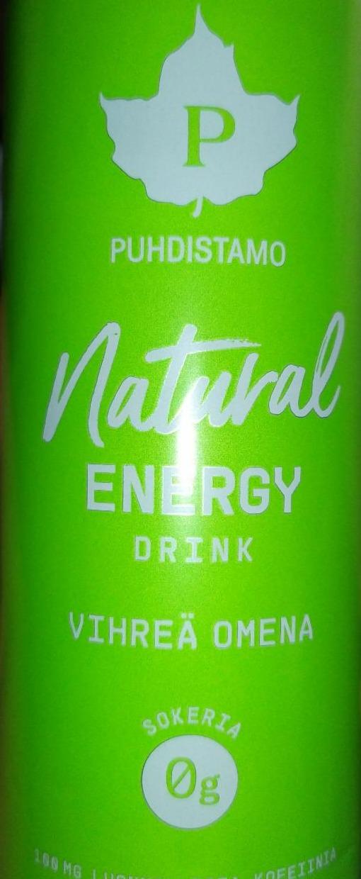 Fotografie - Natural energy drink Green Apple