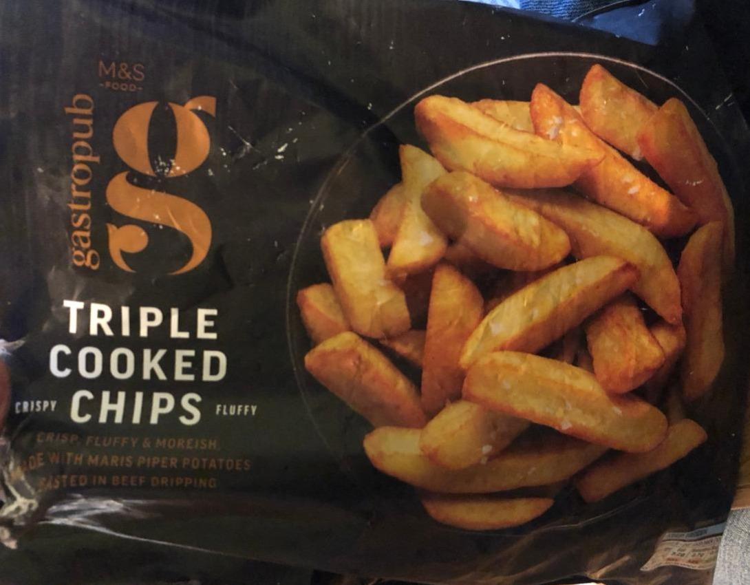 Fotografie - Gastropub Triple Cooked Chips M&S Food