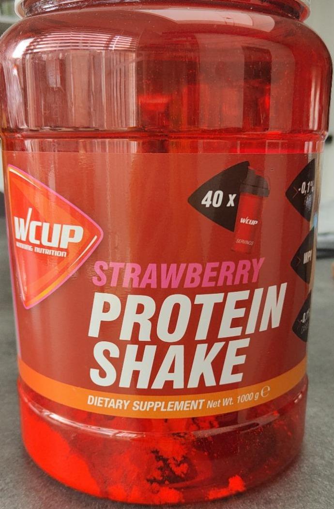 Fotografie - Strawberry protein shake Wcup