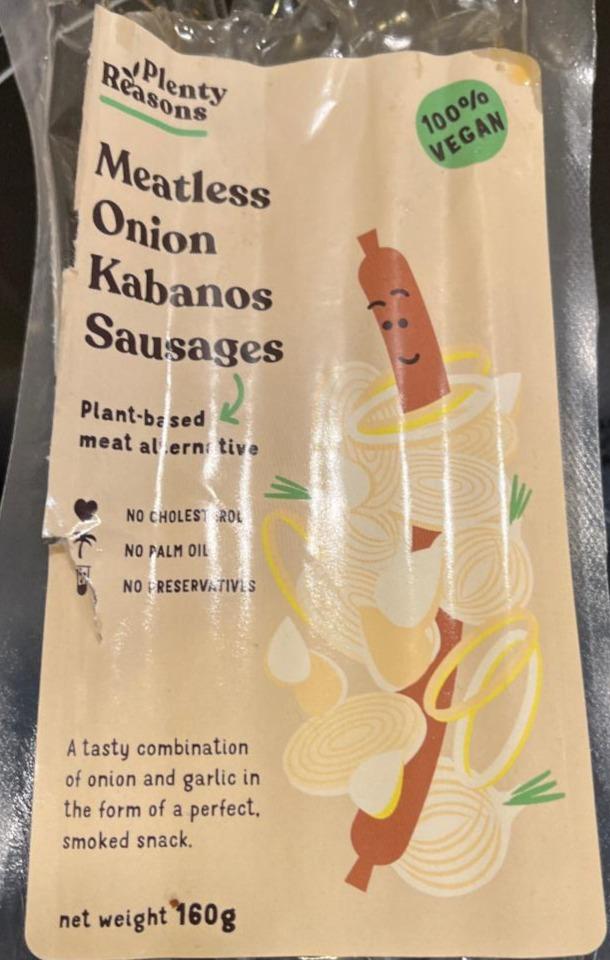 Fotografie - Meatless Onion Kabanos Sausages Plenty Reasons
