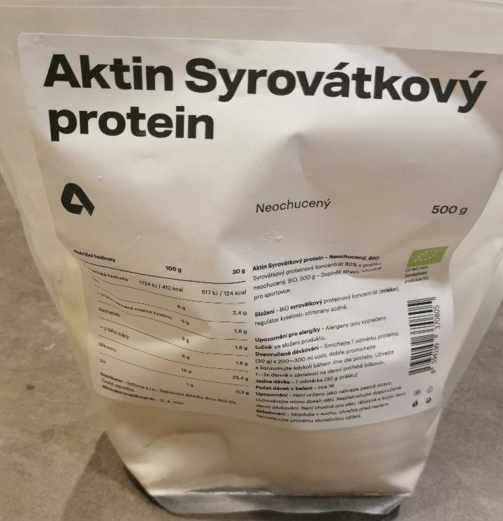 Fotografie - Syrovátkový protein neochucený Aktin