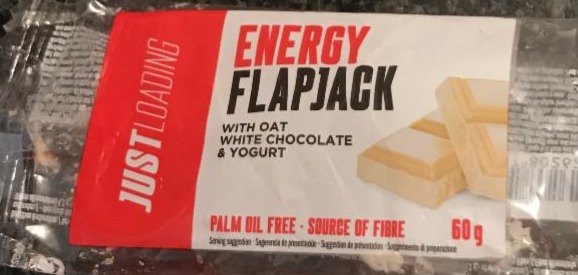 Fotografie - Energy Flapjack white chocolate & yogurt Just loading