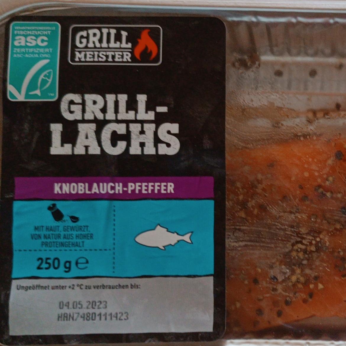 Fotografie - Grill-Lachs Knoblauch-Pfeffer Grill Meister