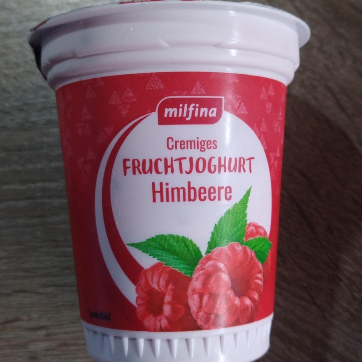 Fotografie - Cremiges Fruchtjoghurt Himbeere Milfina