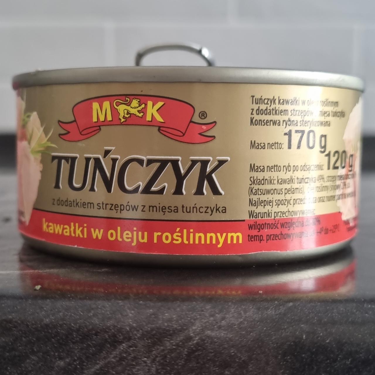 Fotografie - Tuńczyk kawałki w oleju roślinnym M&K
