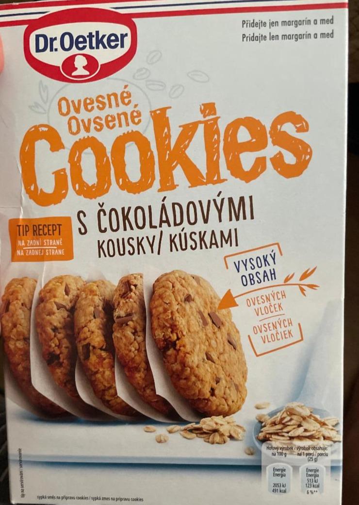 Fotografie - ovesné cookies Dr.Oetker