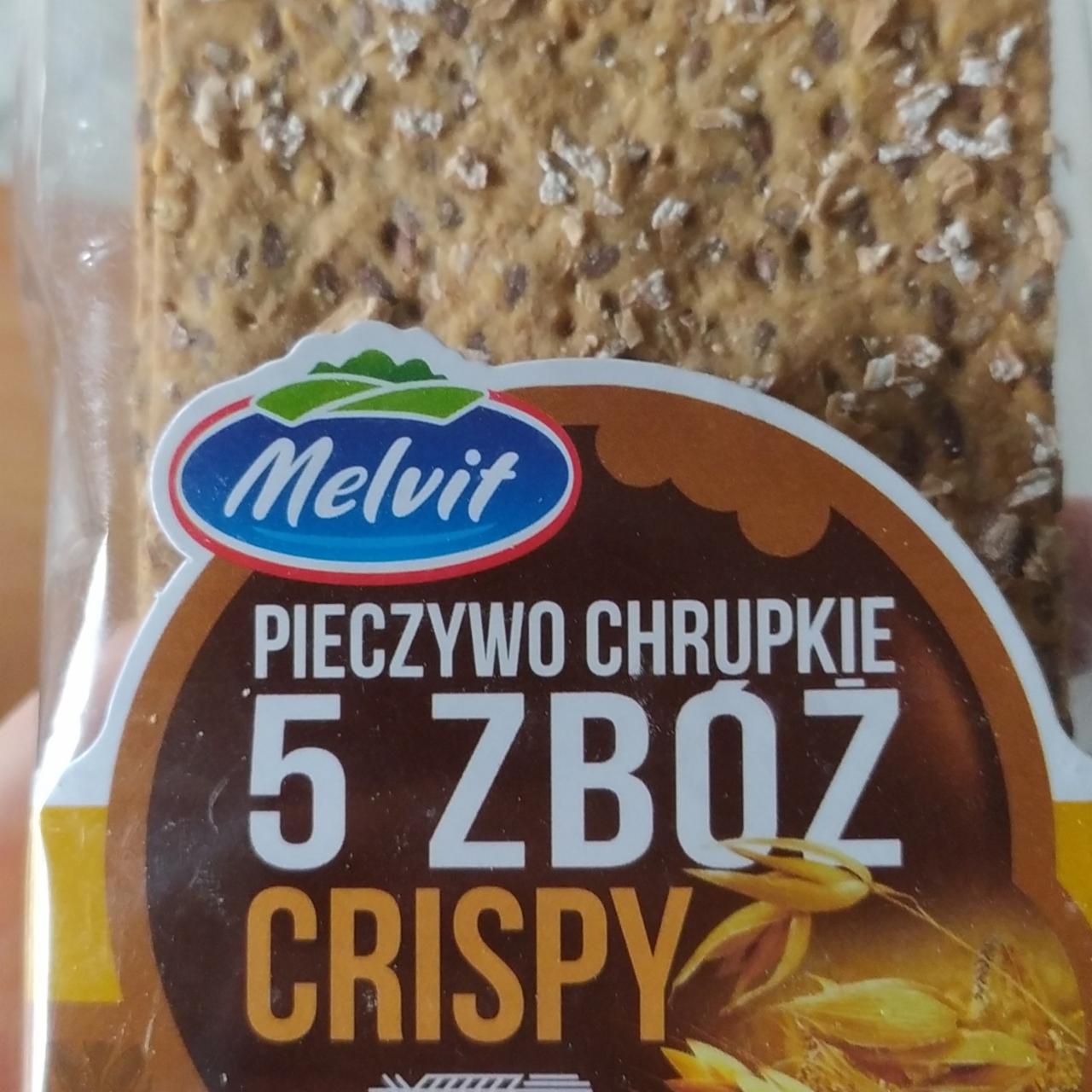 Fotografie - Crispy Pieczywo chrupkie 5 zbóż Melvit