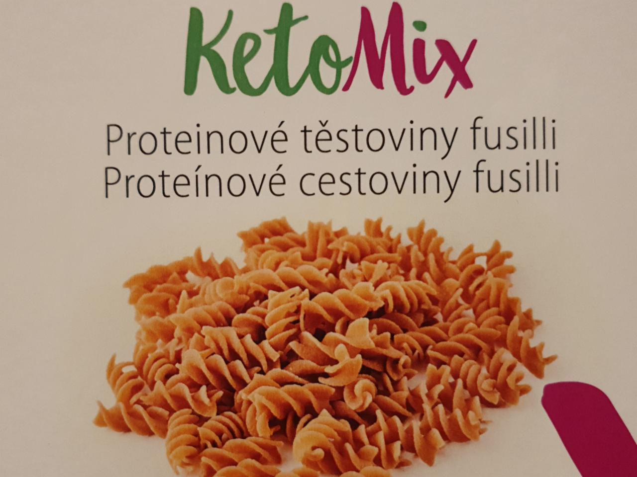 Fotografie - proteinové těstoviny fusilli KetoMix