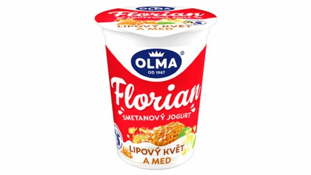 Fotografie - Florian smetanový jogurt lipový květ a med Olma