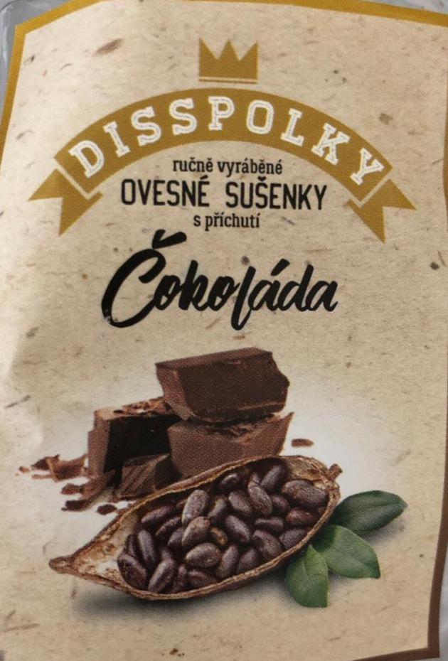 Fotografie - ovesné sušenky s příchutí čokoláda Disspolky