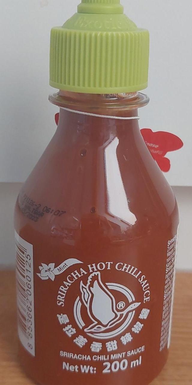 Fotografie - Sriracha Chili Mint Sauce Flying Goose Brand