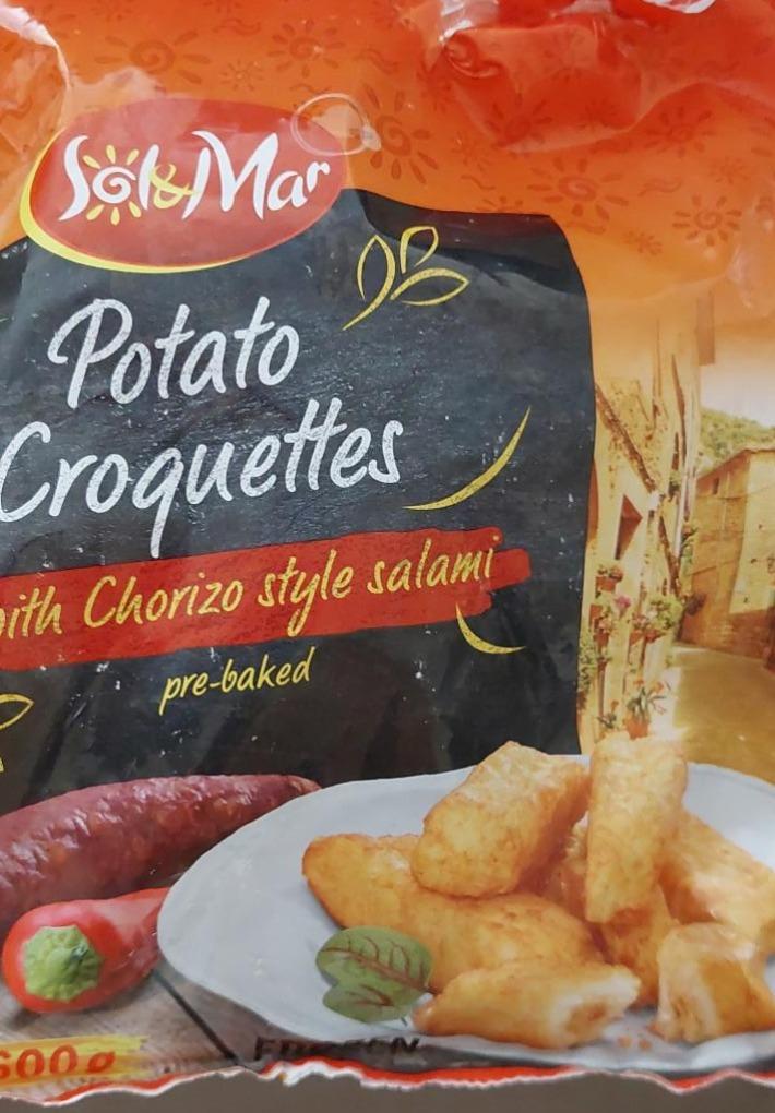 Fotografie - Potato Croquettes with Chorizo style salami Sol&Mar
