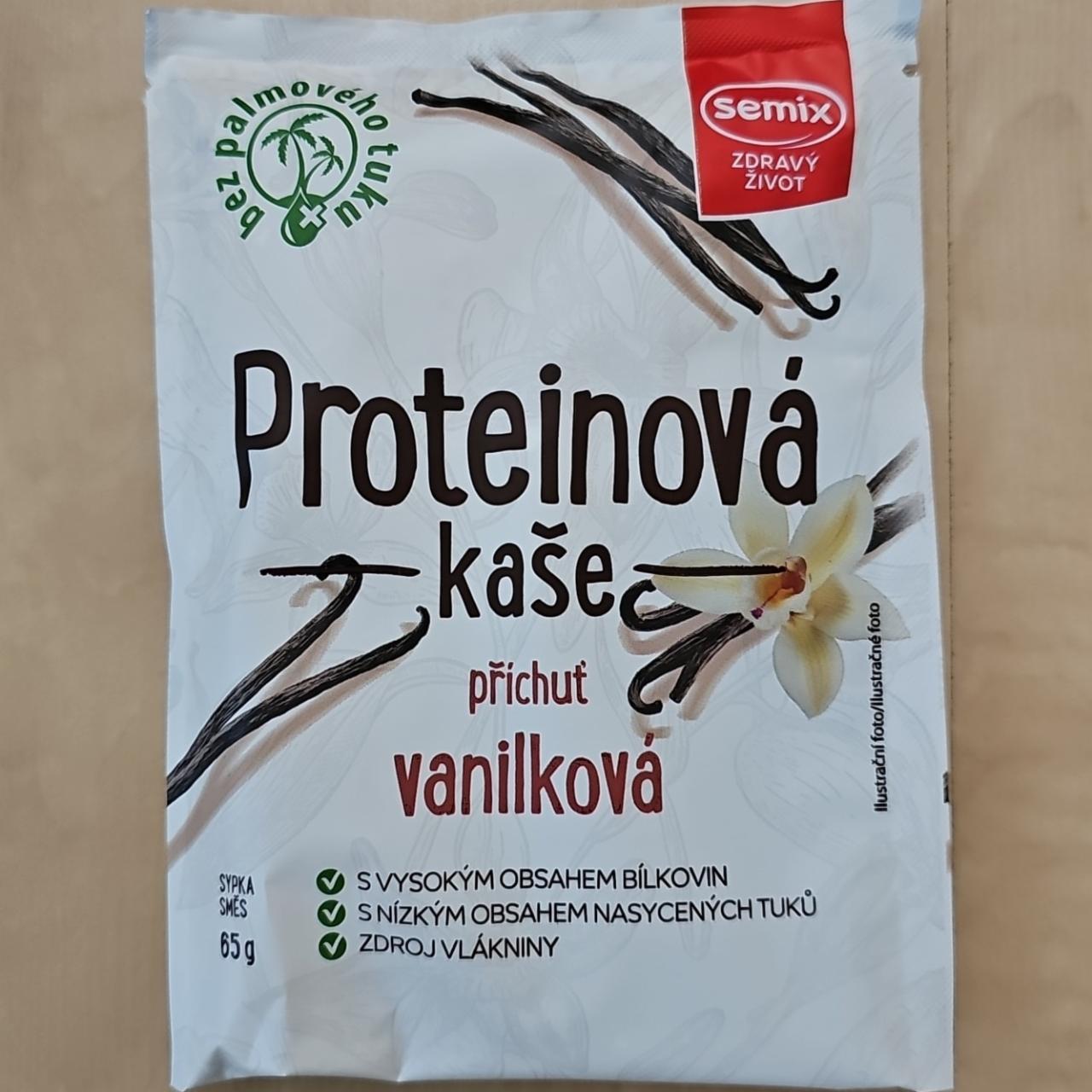 Fotografie - Proteinová kaše vanilková Semix Zdravý život