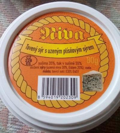 Fotografie - Tavený sýr s uzeným plísňovým sýrem Niva