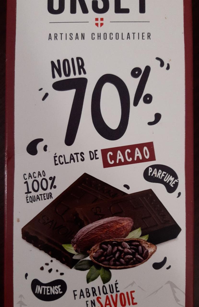 Fotografie - Noir 70% Éclats de Cacao Orset