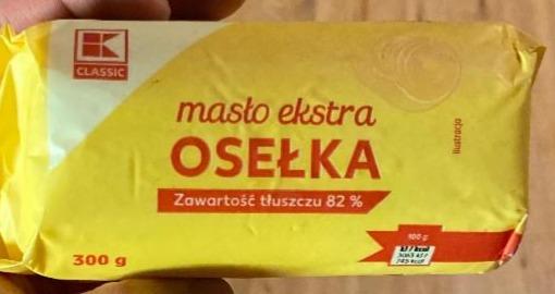 Fotografie - Maslo ekstra osełka 82% K-Classic