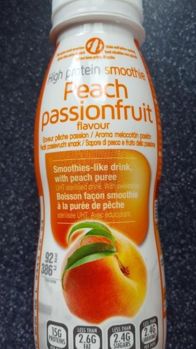 Fotografie - High protein smoothie Peach passionfruit 