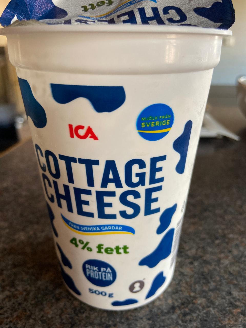 Fotografie - Cottage Cheese 4% fett ICA