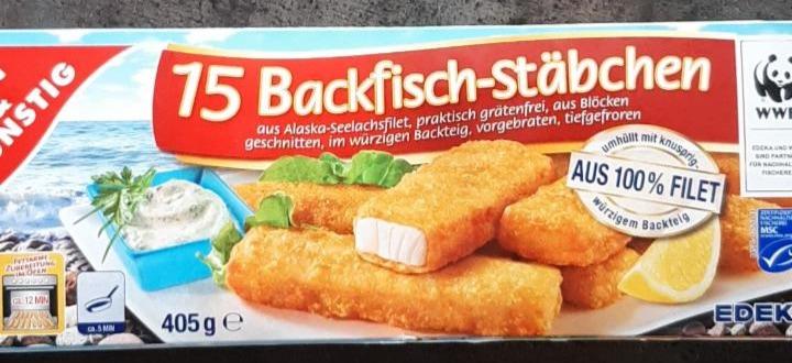 Fotografie - 15 Backfisch-Stäbchen Gut & Günstig