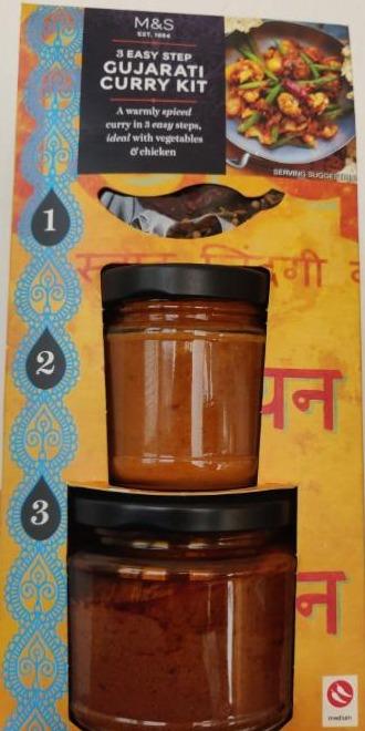 Fotografie - 3 easy step Gujarati Curry Kit M&S