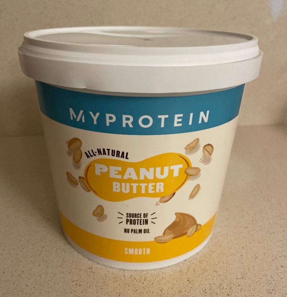 Fotografie - All-natural Peanut Butter Smooth Myprotein