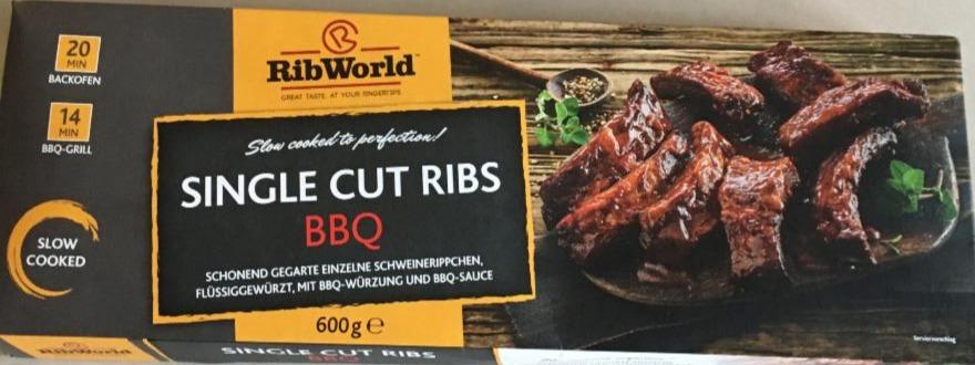 Fotografie - Single cut ribd BBQ RibWorld