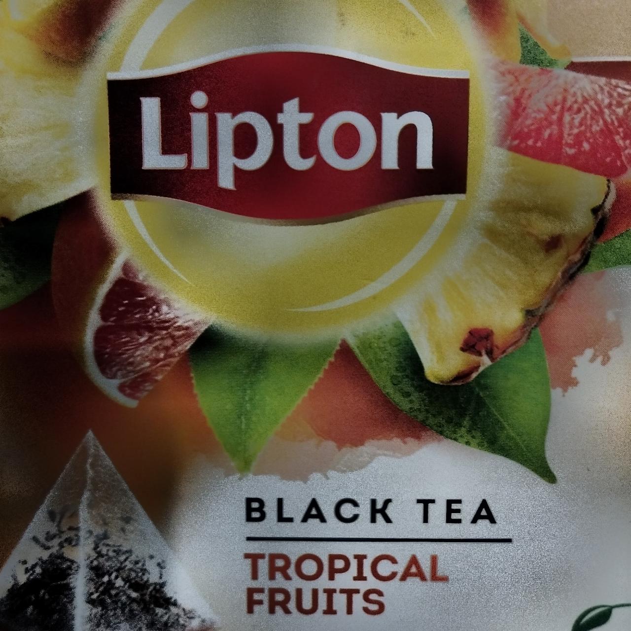 Fotografie - Lipton černý čaj tropické ovoce